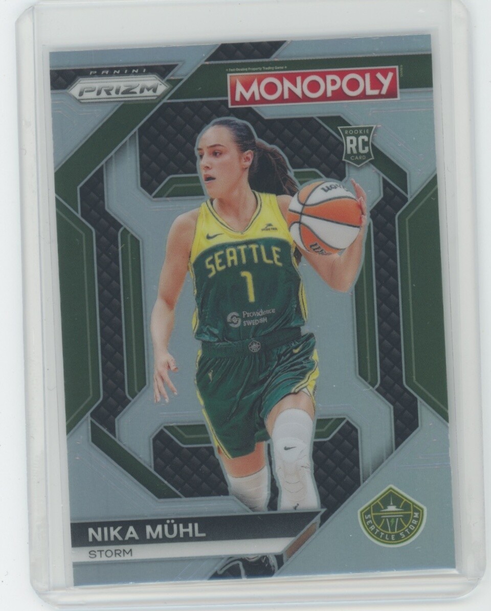 Nika Muhl Silver Prizm 2024 Panini WNBA Monopoly Prizm #WNBA26
