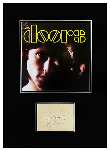 The Doors Original Autographs Museum Framed Ready to Display