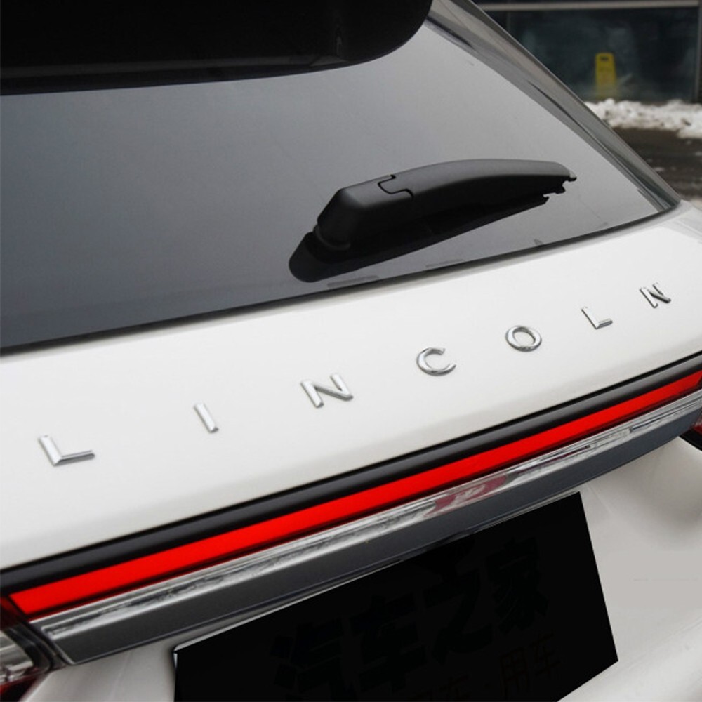 2025 Lincoln MKC Wordmark Chrome Plated Brass Metal License Plate Frame 2 Hole Lincoln Aviator Accessories