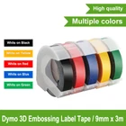 5PK Dymo 3D Embossing Label Tape 9mm for Dymo Organizer Xpress Label Maker 3/8"