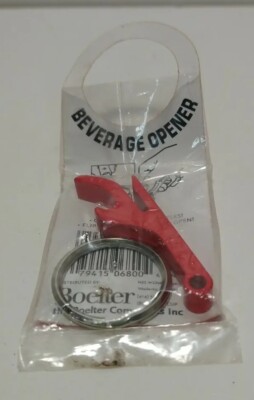 Aluminum Bottle Opener Keychain Red Fine Shipyard Ales Beer Bar Tool Promo