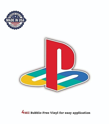PlayStation Logo Vinyl Decal Sticker - For Car, Bumper, Laptop, Garage (Bubble Free) 3 thumbnail image