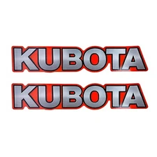 E-TC220-80930 2pcs Kubota Decal for Kubota Tractors, Excavators, RTV's, Mowers+