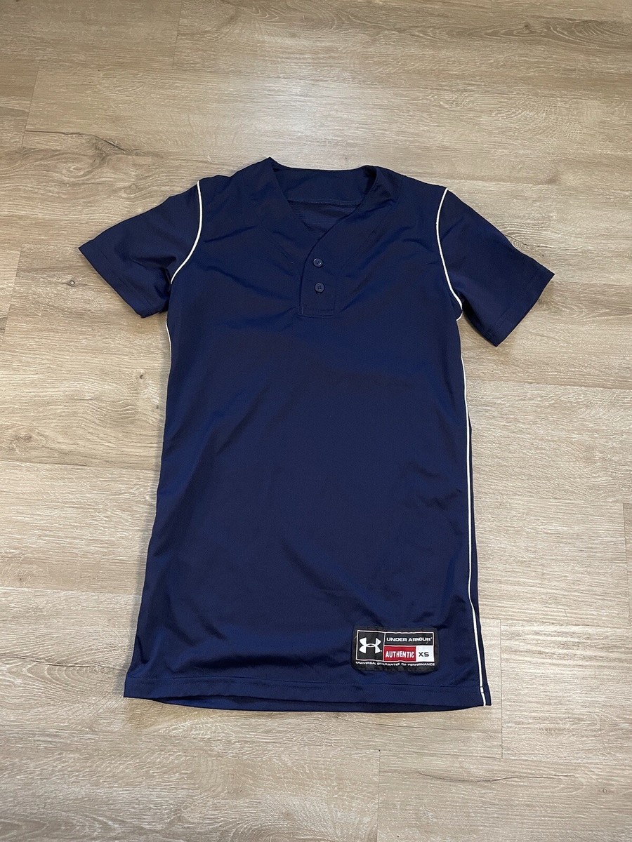 Women’s Under Armour Practice Sz XS Pullover Jersey Baseball Navy Blue  Softball