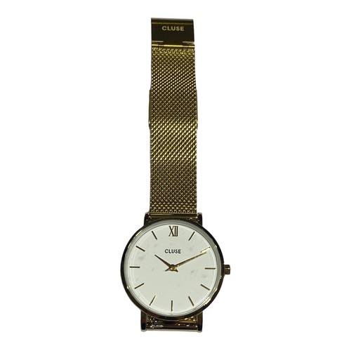 ZEITUHR DAMEN CLUSE MINUIT CW0101203001 33 WEISS STAHL AI 2024 - Bild 7 von 7