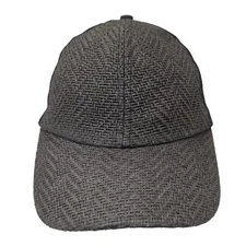 Unbranded Paper Trucker Hat Gray One Size Adjustable Mesh Back Blank