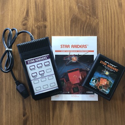 Star Raiders With Video Touch Pad And Manual (Atari 2600, 1982)