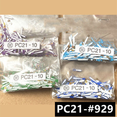 100 Sets 10mm Random Color Watch Hands for Hattori Epson PC21 Quartz Movement