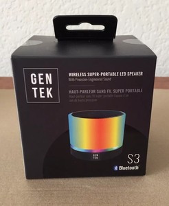 gen tek bluetooth speaker