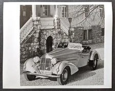 Vintage 1930's Unknown Model (Horch?) Automobile Photo 8 x 10 Concourse