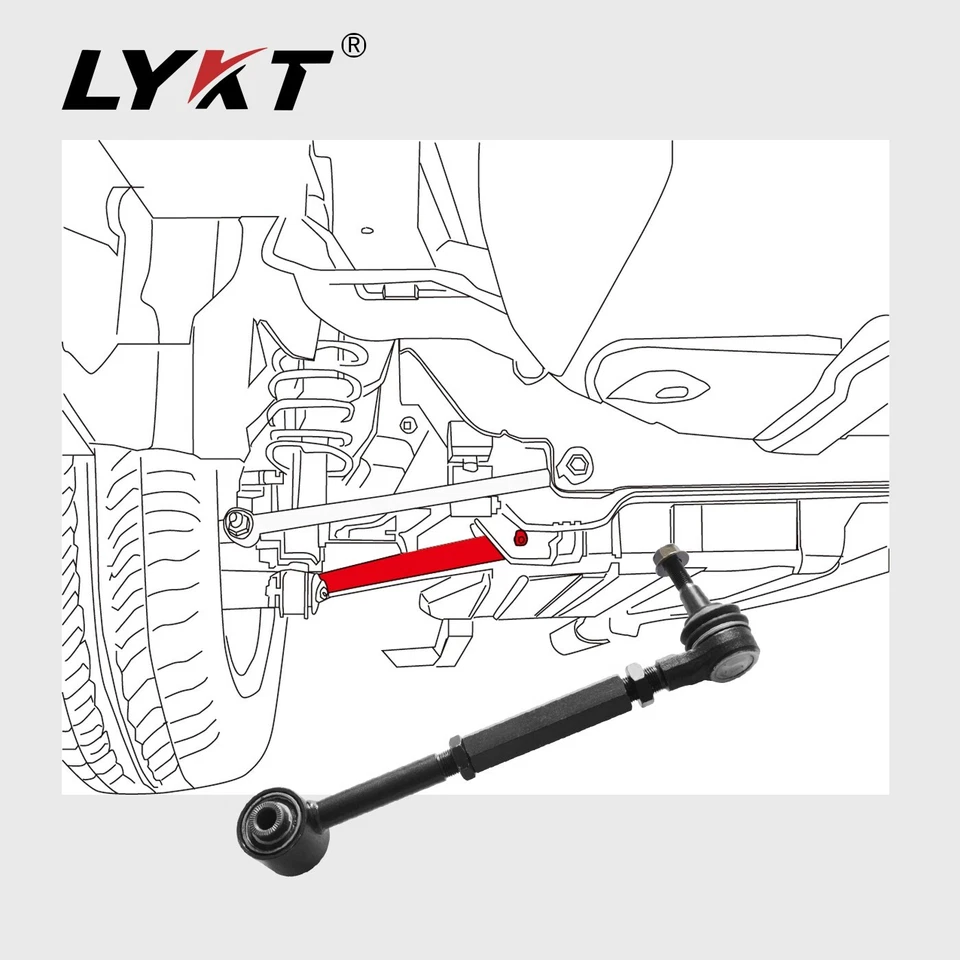 LYKT 2pcs Alignment Rear Camber Kit for Hyundai Sonata、XG300、XG350 & Kia Optima — 第 2/4 张图片