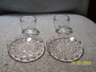 Guzzini Venice Cup & Saucer (2 Sets) New In Box (Boxes Are Worn