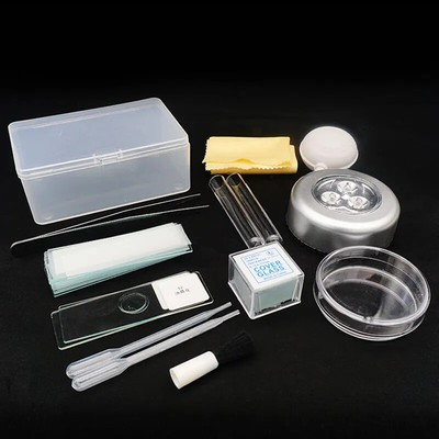 Microscope Accessories Specimen Making Test Tube Cover Slides Microscope Parts