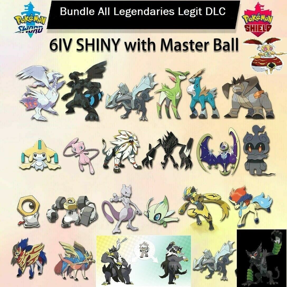 UNOVA LEGENDARY BUNDLE 6IV Pokémon Sword & Shield CROWN TUNDRA DLC