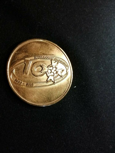 MEDAL/PLAQUE 1900.-2000. Centenary celebrations Malta Football Association - Picture 2 of 4