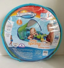 Swimways Baby Spring Float Activity Center  with Canopy- Octopus