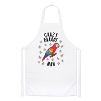 VerrüCkte Papagei Mann Stars Koch SchüRze - Lustig Tiere Vogel Kochen Bbq