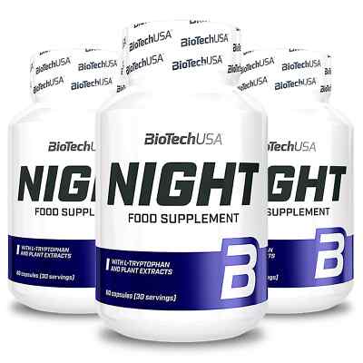 NIGHT - L-tryptophan, sauerkirsche und mutterkraut extrak, schlafhilfe sleep aid