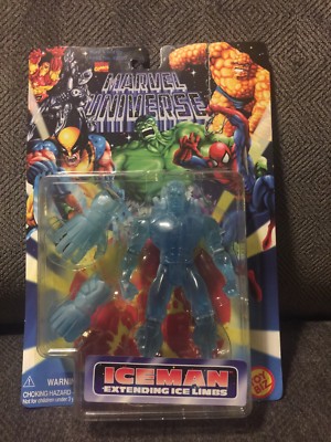 Marvel Universe Iceman Extending Ice Limbs Toy Biz