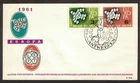 04 _ Belgium 1961 _ Envelope FDC - Europe CEPT