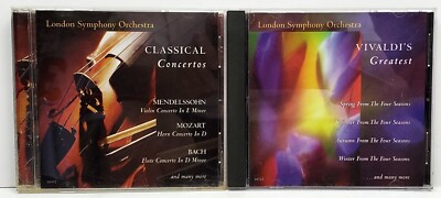 London Symphony Orchestra Lot 2 CD Classical Concertos Vivaldi's Greatest