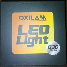 OXILAM H4 9003 LED Light Bulbs 50W 18000LM 6500K Cool White (Pair)