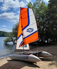 Smartkat - aufblasbarer Segelkatamaran - Segelboot zum mitnehmen