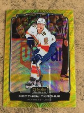 MATTHEW TKACHUK 2022-23 O-Pee-Chee Platinum Hockey Neon Yellow Surge #140 FLA