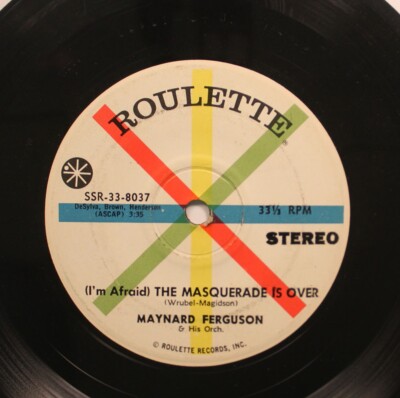 Maynard Ferguson Jazz Single Vinyl 7'' 45 RPM (I'M Afraid) The Masquerade