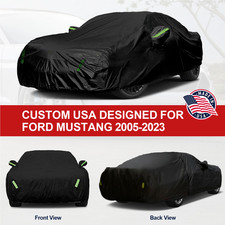 Car Cover Outdoor Waterproof Uv Dust Proof Resistant Protection For Ford Mustang