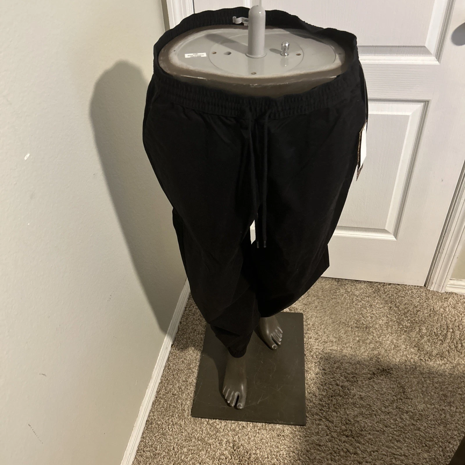 VANS Pantalone Uomo NeroElastico Relaxed Fit Taglia Large