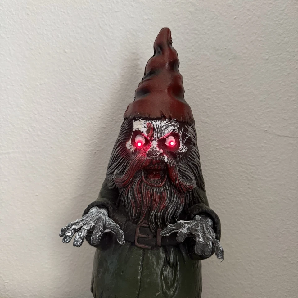 Halloween Zombie Horror Jardín Gnomo Decoración Exterior Utilería 16” Molde Soplado 2014 FUNCIONA Foto 2 de 4