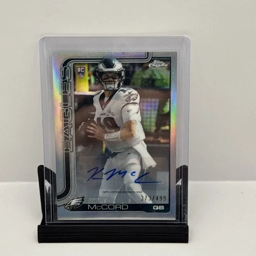 2025 Topps Chrome Kyle McCord Refractor (RAW)