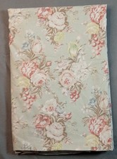 Vintage Ralph Lauren Charlotte Sage Green Floral Queen Sheet FABRIC Pillows