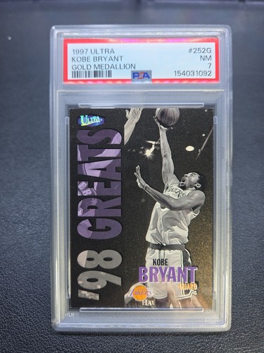 Kobe Bryant [Gold Medallion] #252G 1997 Ultra card