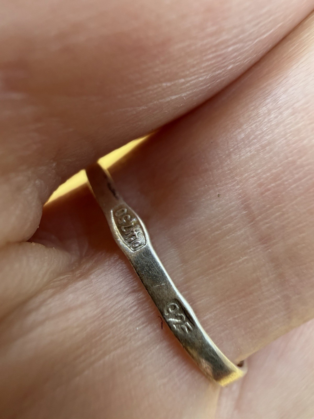 Vintage Sterling silver ring Uk size N#27 image 5