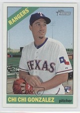 2015 Topps Heritage High Number Gum Damage Back Chi Chi Gonzalez #507 1u1