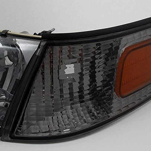 Для 1998-2011 Ford Crown Victoria дымчатые фары + угловые сигнальные лампы комплект - Изображение 4 из 4