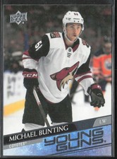 2020-21 UD Extended Series Michael Bunting 727 Young Guns RC