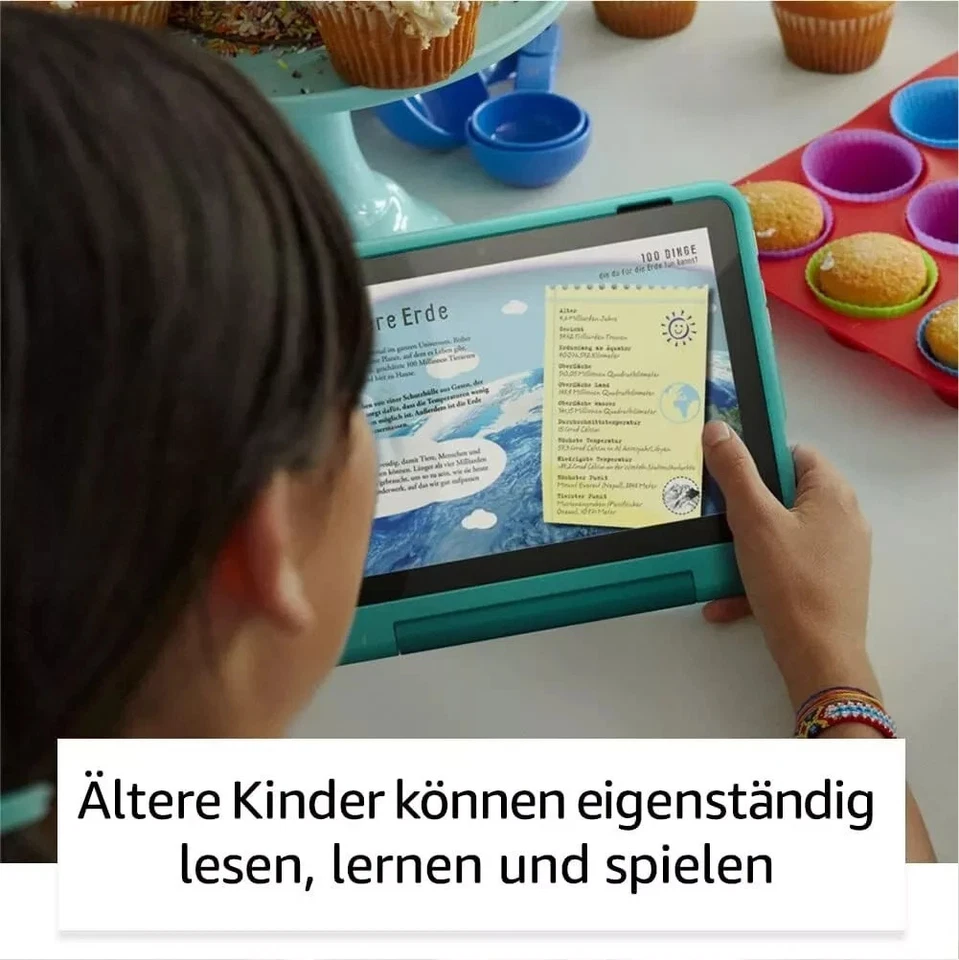 Amazon Fire HD 8 Kids Pro 32GB Tablet Cyber Welt Design 8 Zoll Wi-Fi NEU & OVP - Bild 3 von 4