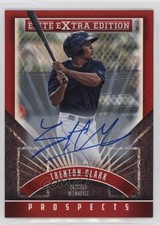2015 Panini Elite Extra Edition Prospects Trent Grisham Trenton Clark Auto 0w7