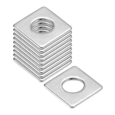 Square Washer, 25Pcs M8x20x20x2mm 304 Stainless Steel Square Plate Washers