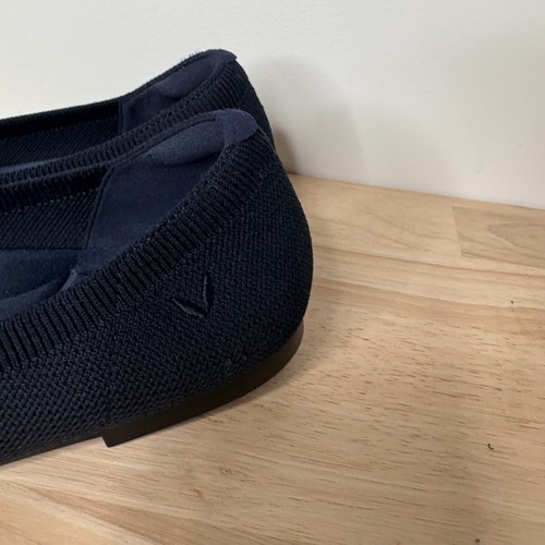 Vivaia Navy Blue 'Claire' Ballet Flats Size 39 AU 8 Comfort Round Toe Shoes - Picture 7 of 11