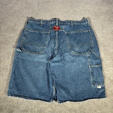 Vintage Polo Jeans Co Ralph Lauren Jean Shorts Mens 38 Blue Denim Carpenter Logo