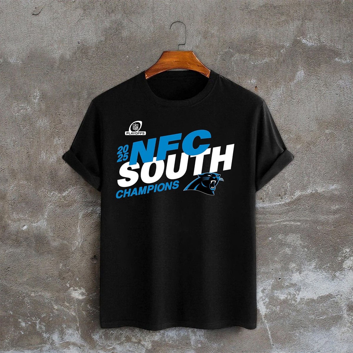 2025 NFC South Division Champions Carolina Panthers T-Shirt | eBay
