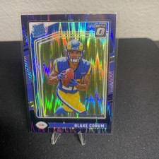 2024 Panini Donruss Optic Rated Rookie Blake Corum #208 Purple Scope Prizm (RC)