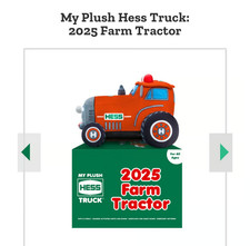 2025 Hess Truck  Tractor Lights & Sounds NIB My Plush