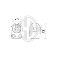 ÖLküHler 131X95X49 FüR Nissan Note E11 NE11 E12 Juke F15 J11 J11 Renault