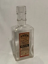 c1890-1900 Nye's Finest Sewing Machine and Bicycle Oil Wm F Nye New Bedford Mass