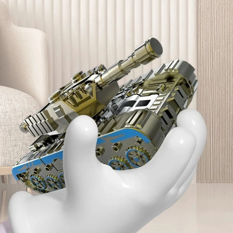 Robot de deformación giratorio inquieto mecánico tanque simulado EDC juguete de alivio de estrés Foto 4 de 4